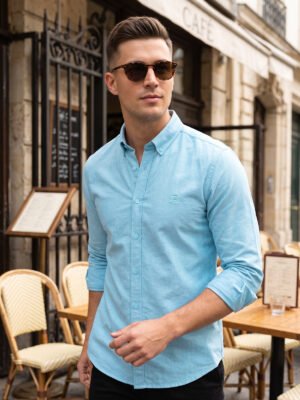 Cyan Oxford Shirt (CSB-283)