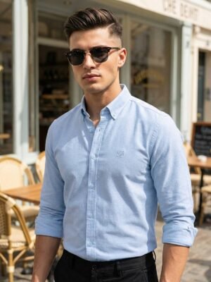Sky Blue Oxford Shirt (CSB-287)