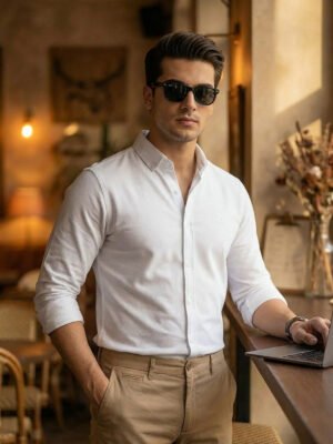 White Oxford Shirt (CSB-297)