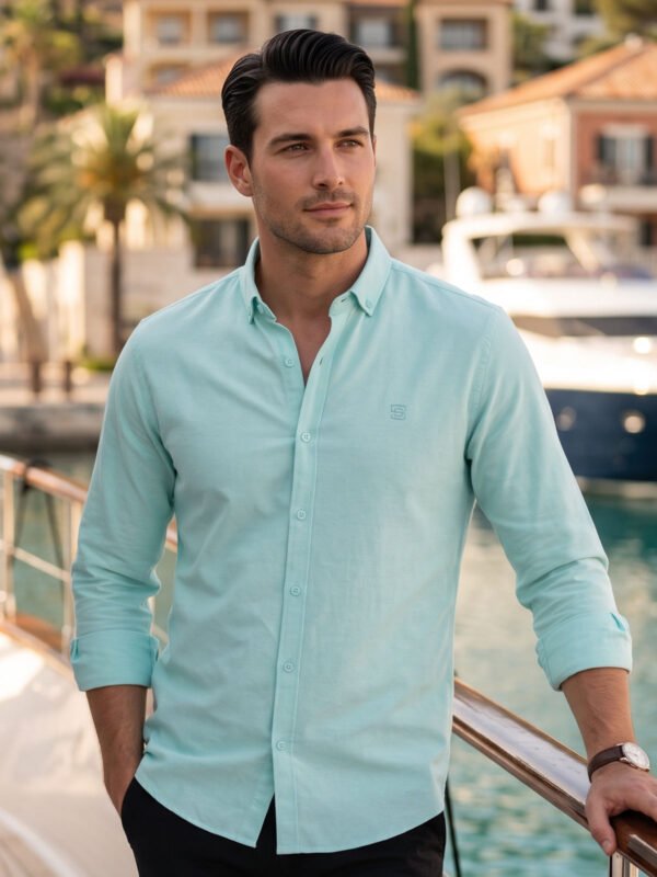 Light Green Oxford Shirt (CSB-335)