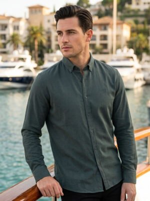 Dark Green Oxford Shirt (CSB-338)