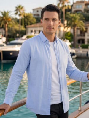 Sky Blue Oxford Shirt (CSB-339)