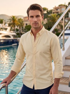 Yellow Oxford Shirt (CSB-340)