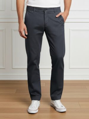 Black Cotton Stretch Trouser (CST-001)