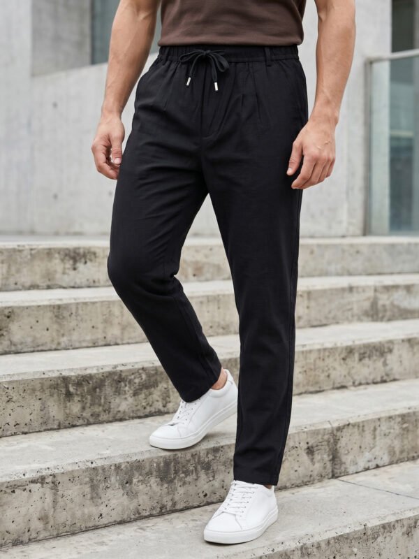 Black Cotton Stretch Trouser (CST-031)