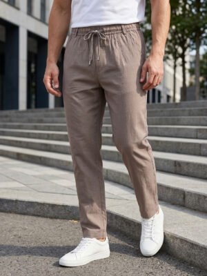 Brown Cotton Stretch Trouser (CST-034)