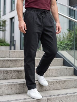 Black Cotton Stretch Trouser (CST-036)