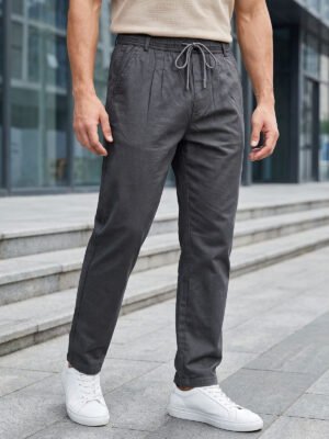 Dark Grey Cotton Stretch Trouser (CST-039)