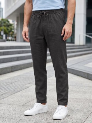 Charcoal Cotton Stretch Trouser (CST-040)