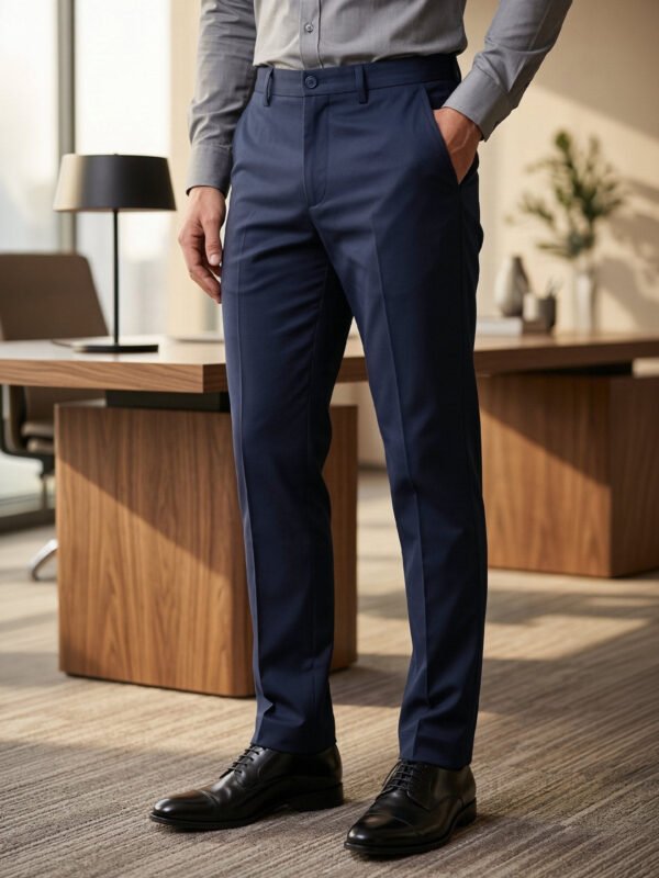 Navy Performance Wrinkle Free Trouser (CTR-124)