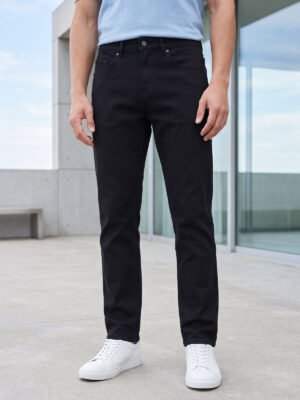 Black Straight Fit Jeans 57