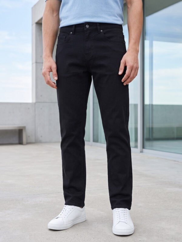 Black Straight Fit Jeans 57