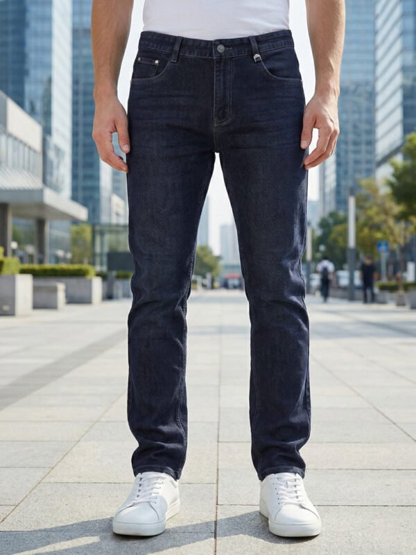 Dark Blue Indigo Straight Fit Imported Jeans 54
