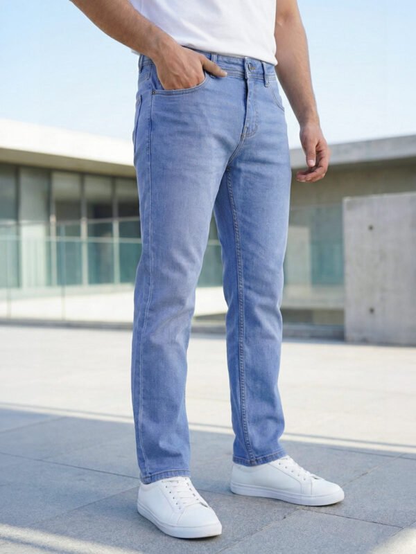 Ice Blue Straight Fit Jeans 51