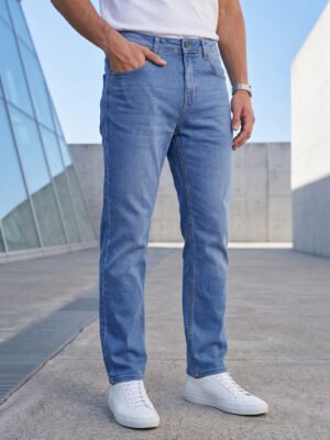 Ice Blue Straight Fit Jeans 56