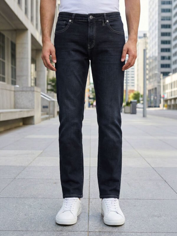Indigo Blue Straight Fit Jeans 52