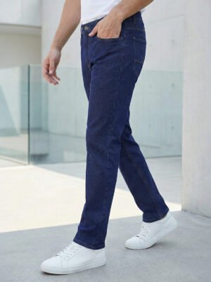 Indigo Blue Straight Fit Imported Jeans 53