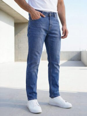 Mid Blue Straight Fit Jeans 51