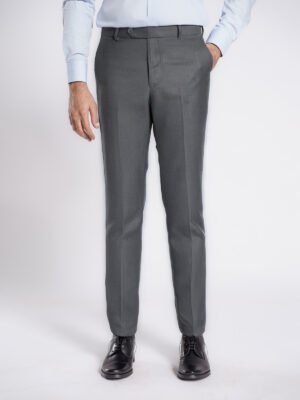 Dark Grey Plain Executive Formal Dress Pant (FDT-293)