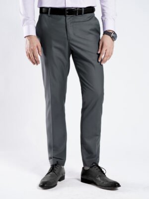 Grey Plain Executive Formal Dress Pant (FDT-298)