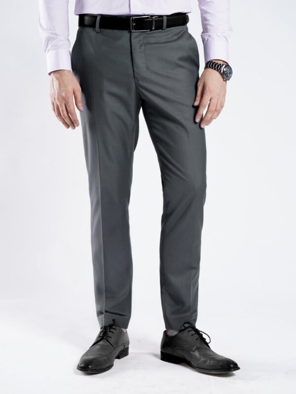 Grey Plain Executive Formal Dress Pant (FDT-298)