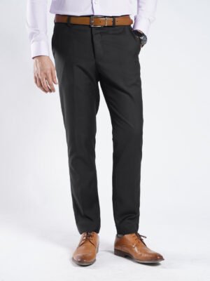 Black Plain Executive Formal Dress Pant (FDT-302)