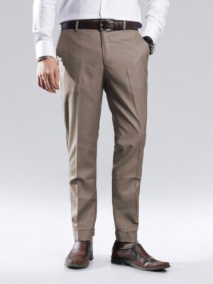 Beige Plain Executive Formal Dress Pant (FDT-315)
