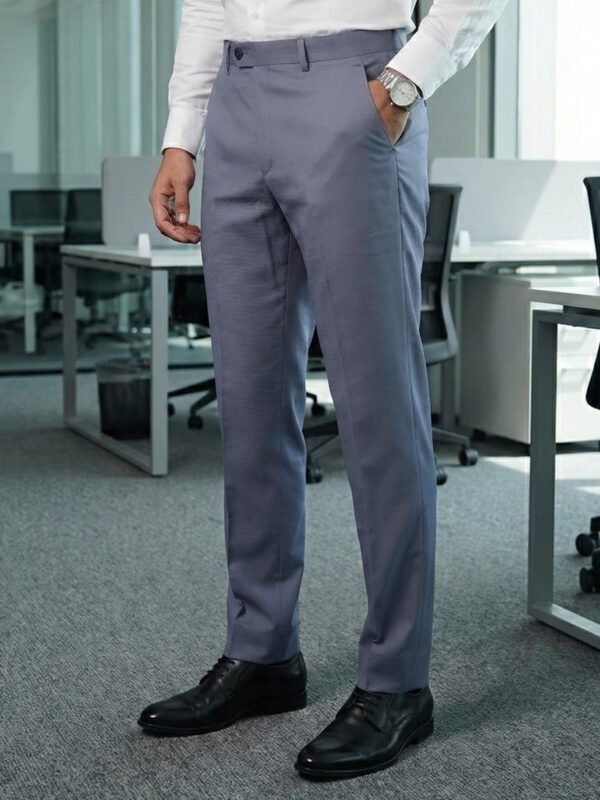 Grey Plain Executive Formal Dress Pant (FDT-333)