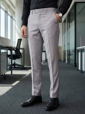 Beige Plain Executive Formal Dress Pant (FDT-355)