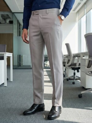 Stone Plain Executive Formal Dress Pant (FDT-356)
