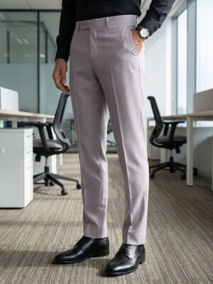Beige Plain Executive Formal Dress Pant (FDT-362)