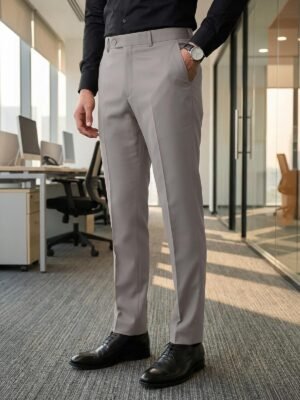 Fawn Plain Executive Formal Dress Pant (FDT-369)