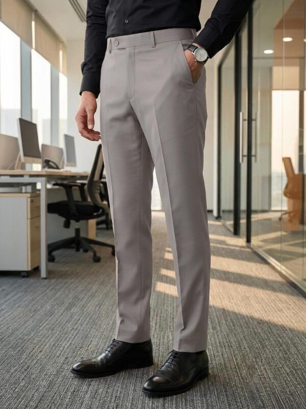 Fawn Plain Executive Formal Dress Pant (FDT-369)