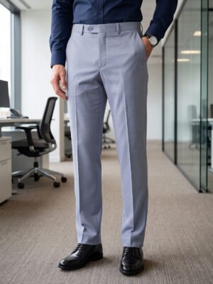 Ash Grey Executive Formal Dress Pant (FDT-383)