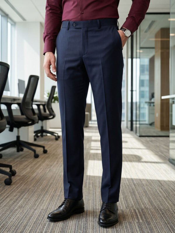 Navy Blue Executive Formal Dress Pant (FDT-397)
