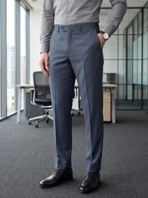 Teal Blue Executive Formal Dress Pant (FDT-408)