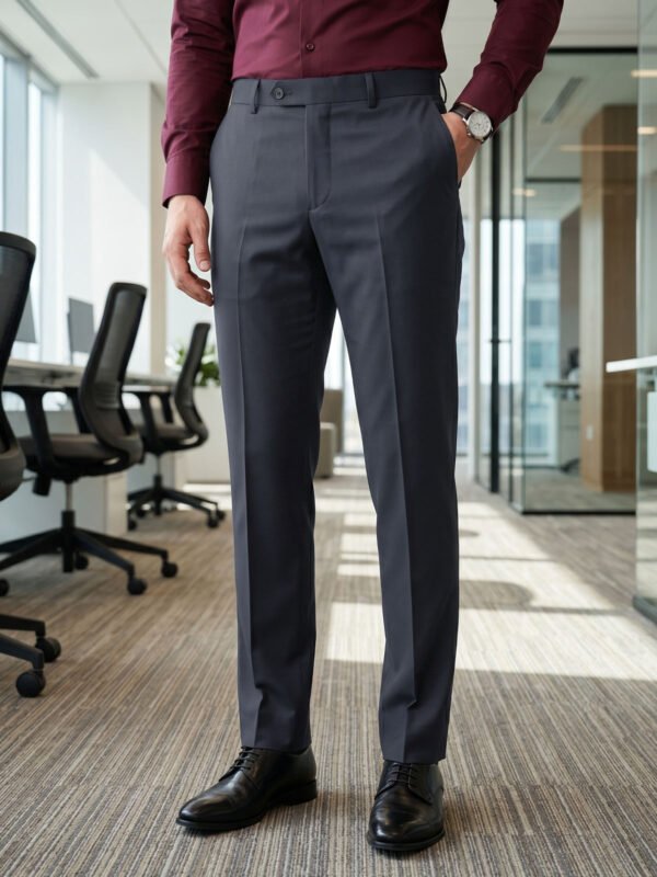 Graphite Grey Executive Formal Dress Pant (FDT-415)