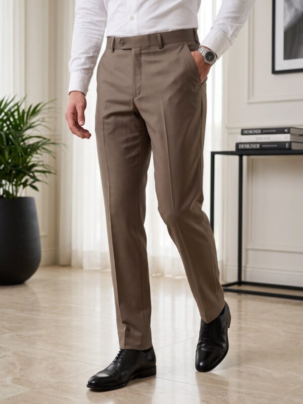 Light Brown Executive Formal Dress Pant (FDT-426)