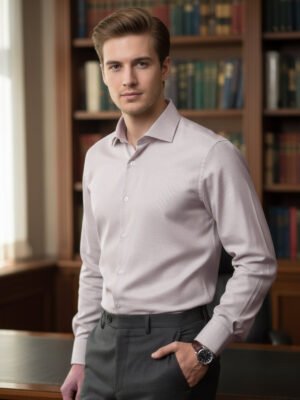 Fawn Plain, Cutaway Collar, Elite Edition, Men’s Formal Shirt (FS-2599)