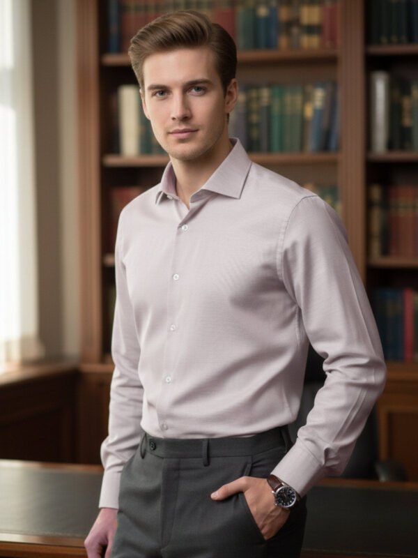 Fawn Plain, Cutaway Collar, Elite Edition, Men’s Formal Shirt (FS-2599)