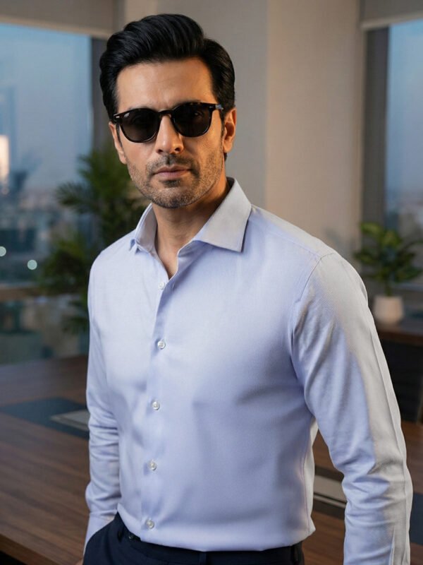 Blue Self, Cutaway Collar, Elite Edition, Men’s Formal Shirt (FS-2672)