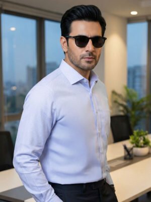 Blue Self, Cutaway Collar, Elite Edition, Men’s Formal Shirt (FS-2674)