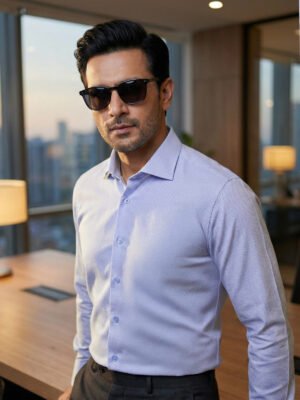 Blue Self, Cutaway Collar, Elite Edition, Men’s Formal Shirt (FS-2737)