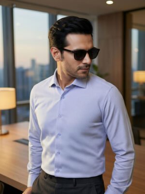 Blue Self, Cutaway Collar, Elite Edition, Men’s Formal Shirt (FS-2740)