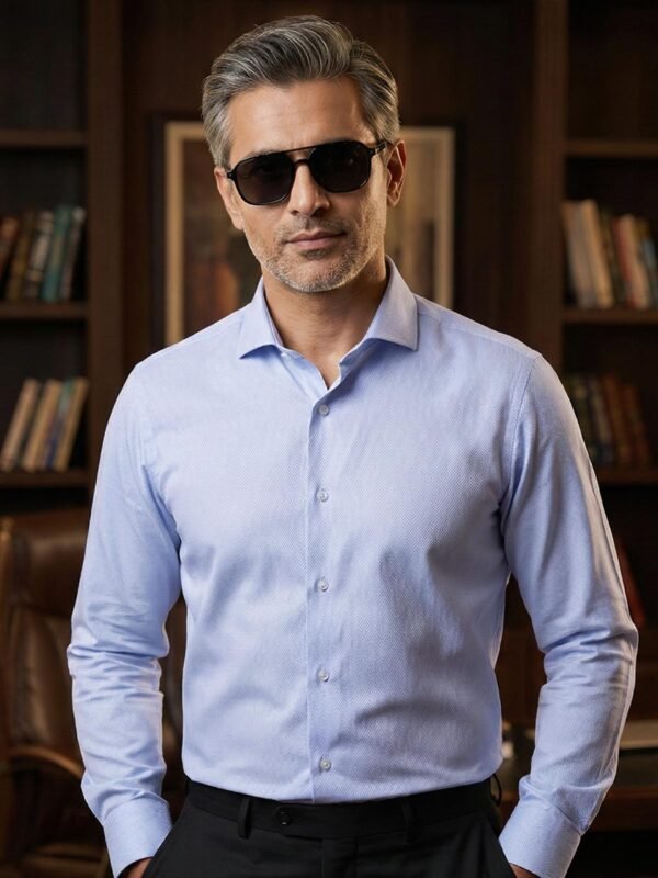 Blue Self, Cutaway Collar, Elite Edition, Men’s Formal Shirt (FS-2817)