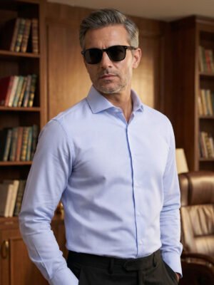 Blue Self, Cutaway Collar, Elite Edition, Men’s Formal Shirt (FS-2832)