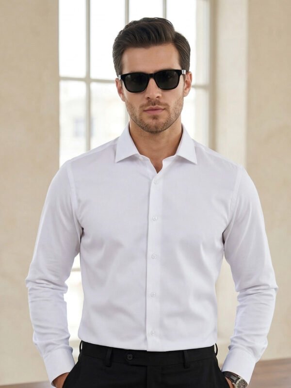 FS2855-3_5b0da3a9-fe09-4601-a30b-88e38a681eb2.jpg White Plain, Performance Dress Shirt (FS-2855)