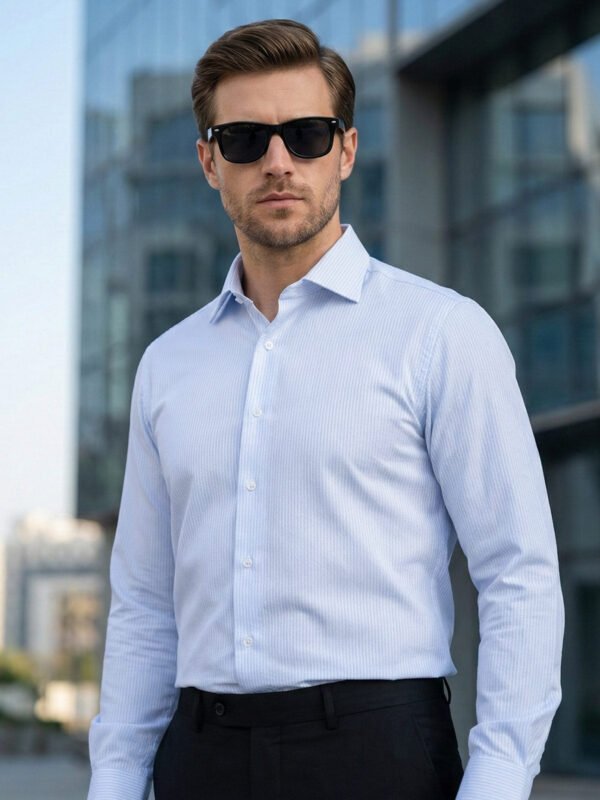 Blue Self, Cutaway Collar, Premium Edition, Men’s Formal Shirt (FS-2865)