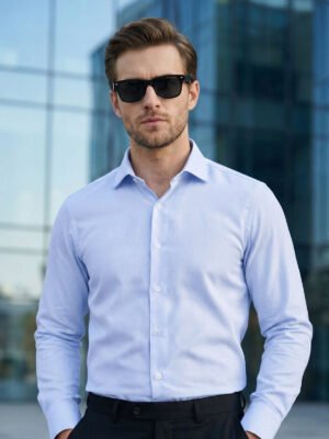 Blue Self, Cutaway Collar, Premium Edition, Men’s Formal Shirt (FS-2866)