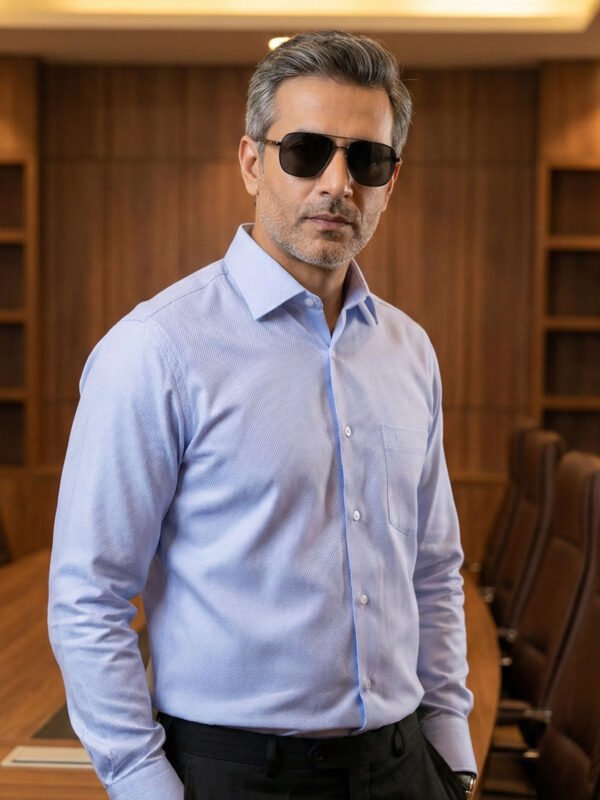 Blue Self, Cutaway Collar, Premium Edition, Men’s Formal Shirt (FS-2889)